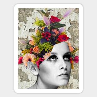 Posing - Surreal/Collage Art Magnet